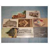 (8) Antique MASONIC/or FRATERNAL Postcards