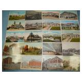 (20) Antique RAILROAD DEPOT Postcards