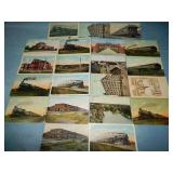 (21) KATY FLYER/M.K.T RAILROAD Postcards