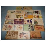(21) c. 1907 COMEDY Postcards