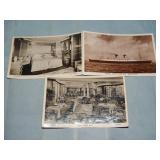 (3) QUEEN MARY & Other RPPC Postcards
