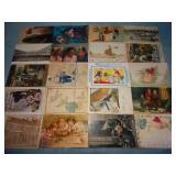 (20) Antique Postcards INTERESTING/BETTER QUALITY
