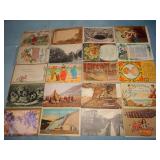 (20) Antique Postcards