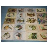 (20) Antique GREETING Postcards