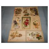 (8) Antique JOHN WINSCH HOLIDAY Postcards