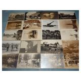 (20) Antique SCENIC etc. RPPC Postcards