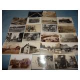 (21) Antique SCENIC etc. RPPC Postcards