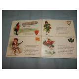 (4) Antique SWIFT's Premium Margarine Postcards