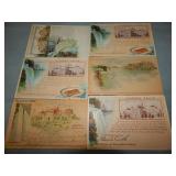 (6) Antique SHREDDED WHEAT AD Postcards