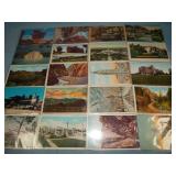 (20) Various Antique Colorado/California Postcards