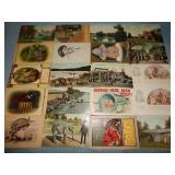 (20) Variety of Antique Postcards