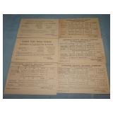 (6) 1901-23 CANADA PACIFIC RAIL Earnings Postcards