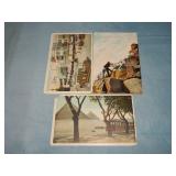 (3) c. 1907 EGYPT Postcards