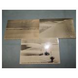(3) Antique WHITE SANDS NTL PARK RPPC Postcards