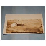 c. 1910 Birds Eye View PLAINVILLE, KS RPPC