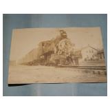 EARLY LOCOMOTIVE 601 in Marysville KS. RPPC
