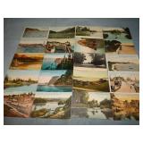 (20) Antique SCENIC Postcards