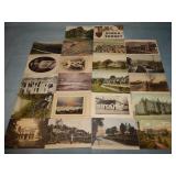 (22) Various Antique EUROPEAN Postcards