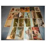 (20) Antique Postcards