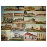 (20) Antique RAILROAD DEPOT Postcards
