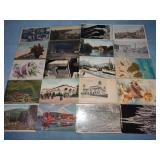 (20) Antique Postcards