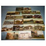 (21) Antique AGRICULTURE Postcards