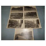 (7) c. 1918  US SOLDIERS IN ENGLAND RPPC Postcards