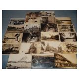 (21) Antique Interesting RPPC Postcards