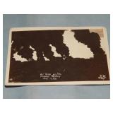 1921 Antique OIL TANKS ON FIRE Postcard