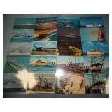 (20) SHIP PHOTO Postcards