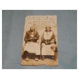 BULL THUNDER ARAPAHOE CHIEF RPPC Postcard