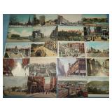 (20) Antique STREET VIEW ETC. Postcards