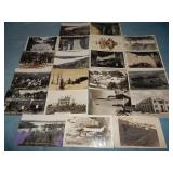 (21) Antique SCENIC etc. RPPC Postcards
