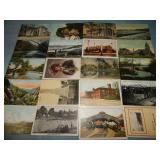 (20) Assorted Antique Postcards