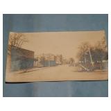 Antique STREET SCENE RPPC Postcard