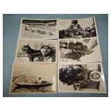 (6) Vintage Alaska RPPC Postcards