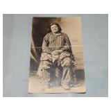 Antique Native American LITTLE WOLFE RPPC