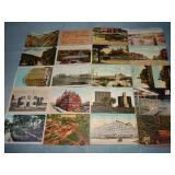 (20) Antique Postcards