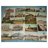 (20) Antique RAILROAD DEPOT Postcards