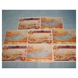 (8) c. 1914 RARE Tivoli Cafe SAN FRAN. Postcards
