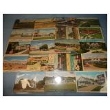 (19) Vintage MOTELS Postcards