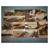 (16) c. 1920-30 COLUMBIA RIVER RPPC Postcards