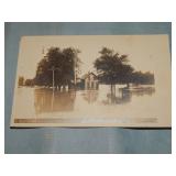 c. 1908 FLOOD LAWRENCE KANSAS RPPC Postcard
