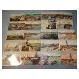 (20) Antique SHIP Related Postcards