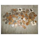 Large Group of Vintage FOREiGN coins