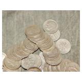 50 Roosevelt SILVER Dimes