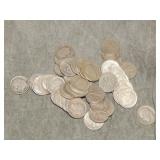 50 Roosevelt SILVER Dimes