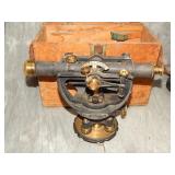OLD David White Surveyors Transit with case