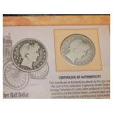 1902 & 1905 Barber SILVER Half Dollars