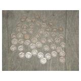 50 Mercury SILVER Dimes Most EARLY